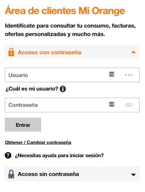 acceso a mi orange.